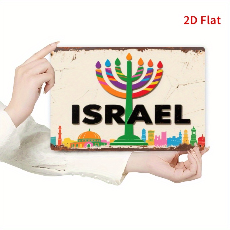 Art & Craft Paper For Kids - CIFBUY Винтажная алюминиевая настенная табличка в