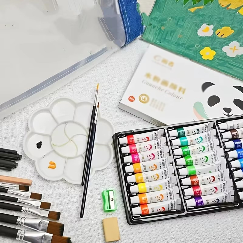 Gouache Paint Set - Набор гуаши — профессиональные цвета (12/18/24