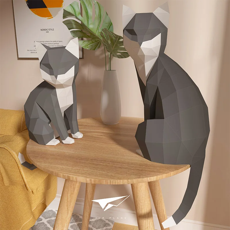 1 пара украшений в виде кошек  – обзор и цена Art Craft Cardboard