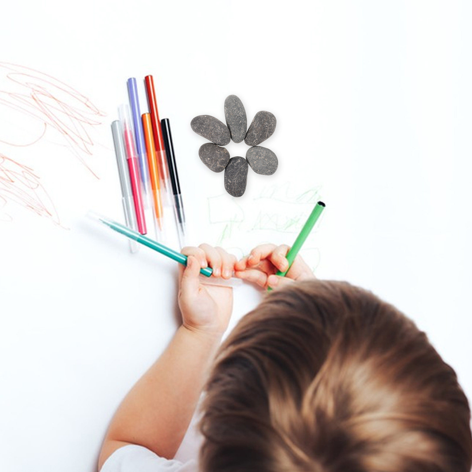 6 шт. натуральных камней с гла – обзор и цена Art And Craft For Nursery